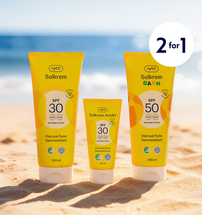 Solkrem nytti svanemerket