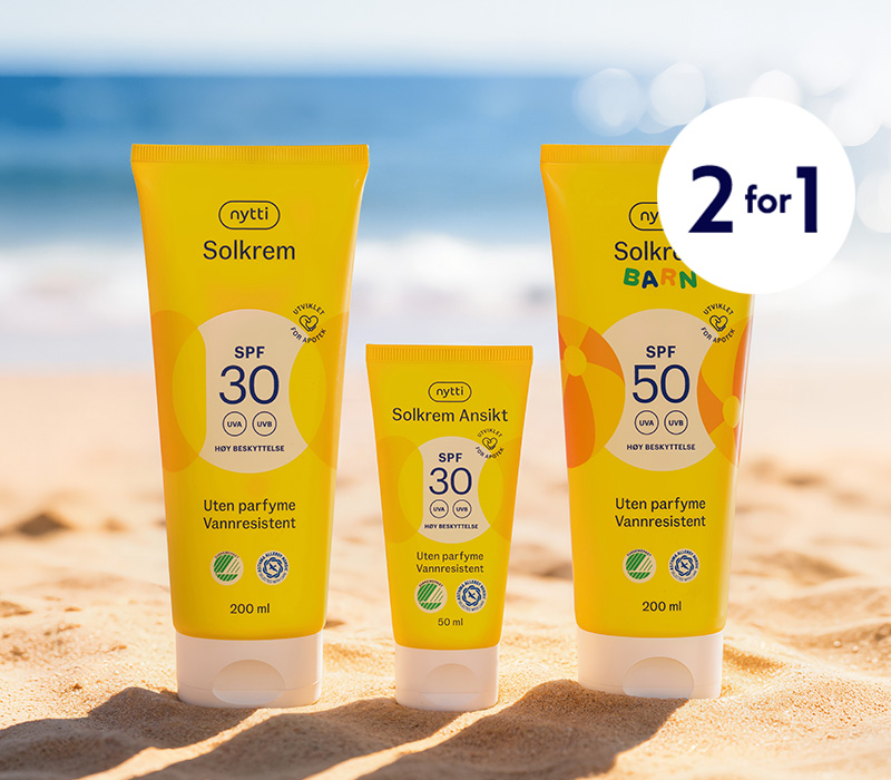 Solkrem nytti svanemerket