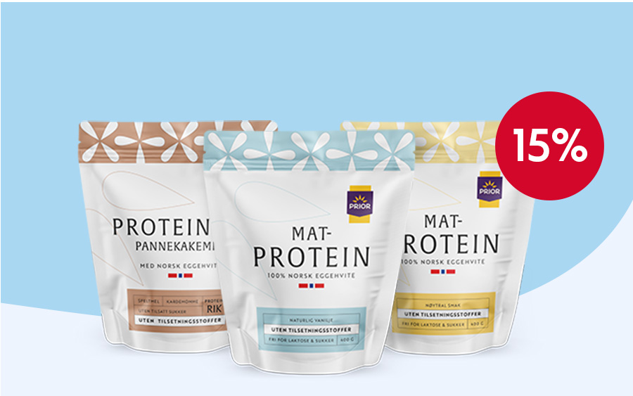 15% protein fra PRIOR hos Boots apotek