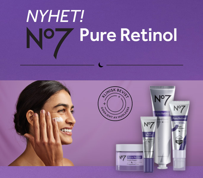 No7 Pure retinol produkter