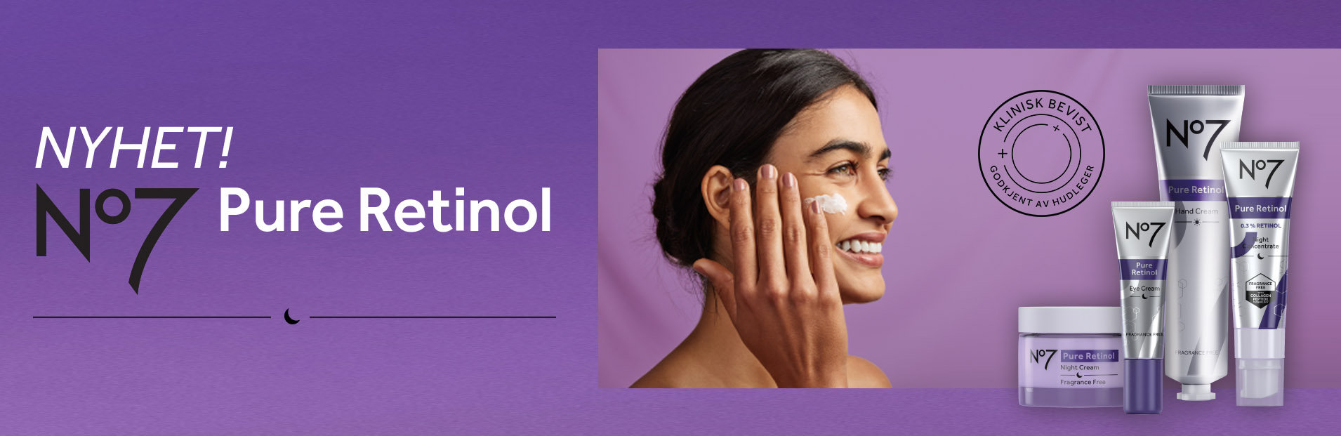 No7 Pure retinol produkter