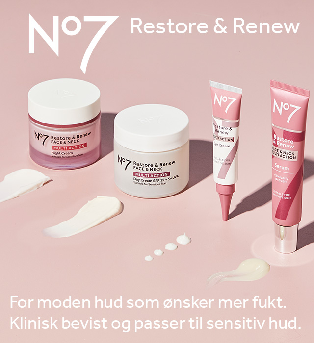 Boots Apotek No7 Restore & Renew Pleier og revitaliserer moden hud