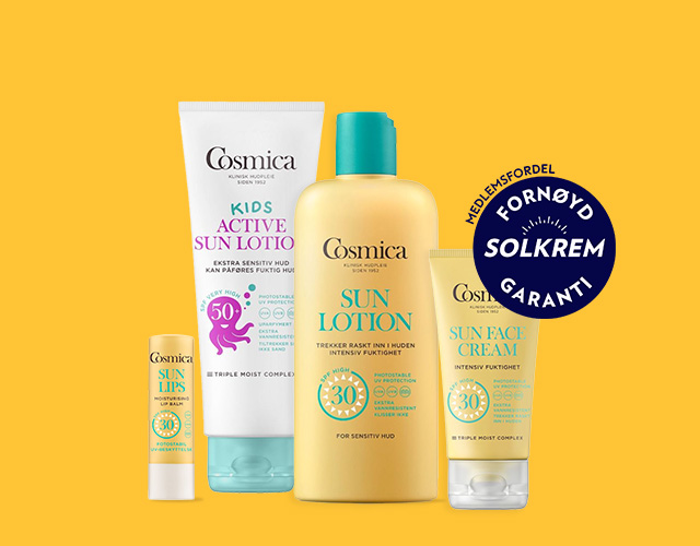 40% rabatt på Cosmica Solkrem hos Boots apotek 