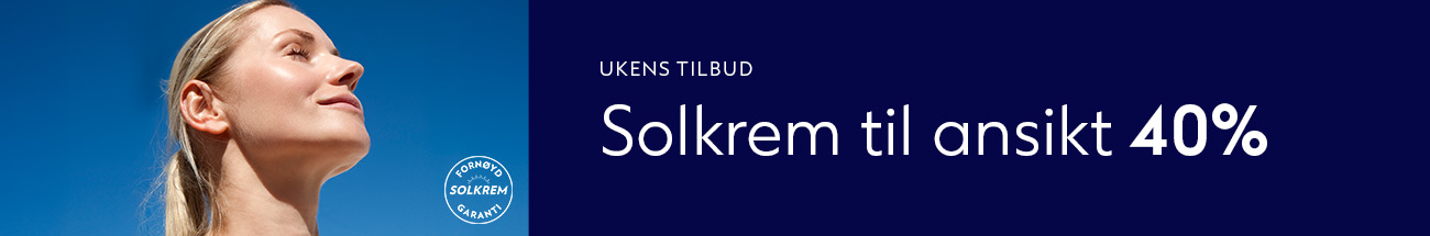 40% rabatt på solkrem til ansikt hos Boots Apotek