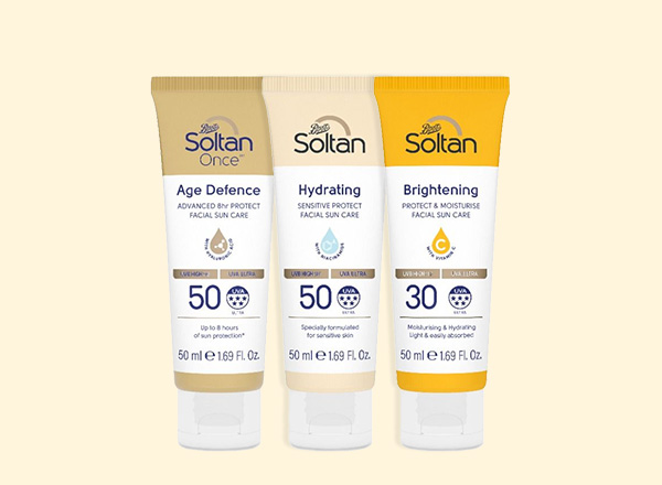 Soltan solpleie ansikt
