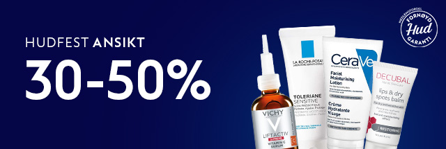 30-50% rabatt på ansiktspleie hos Boots Apotek 