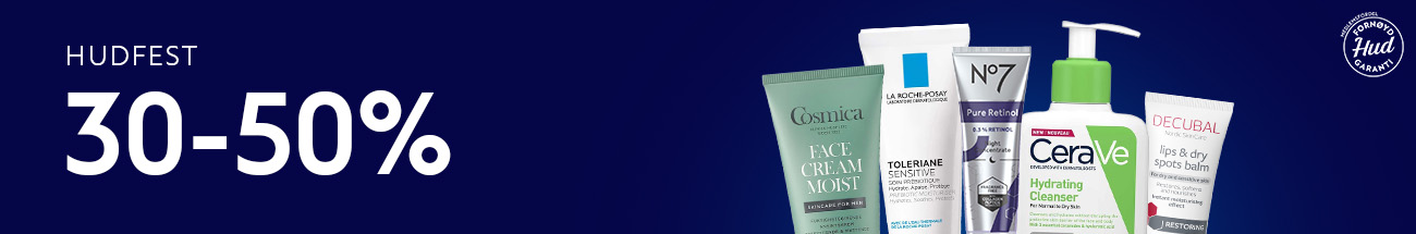 30-50% rabatt på ansikt og kroppspleie hos Boots Apotek
