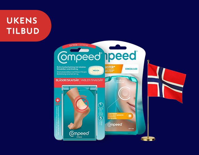 Alt fra Compeed opptil 50% hos Boots Apotek