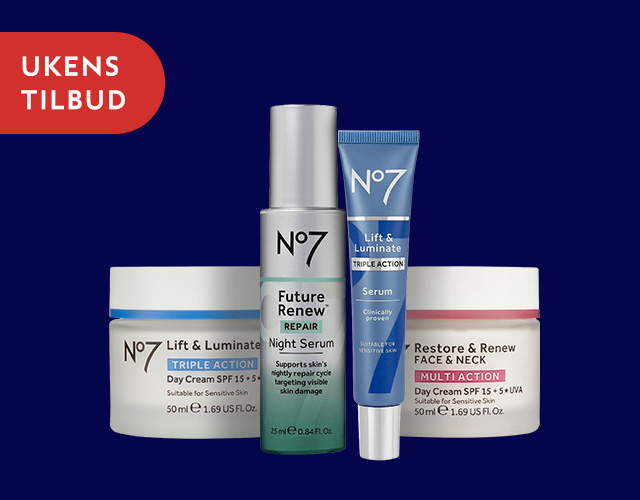 Ukens tilbud: 40% p&aring; alt fra No7 hos Boots Apotek