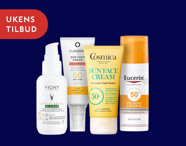 solkrem til ansikt 40% hos Boots Apotek 