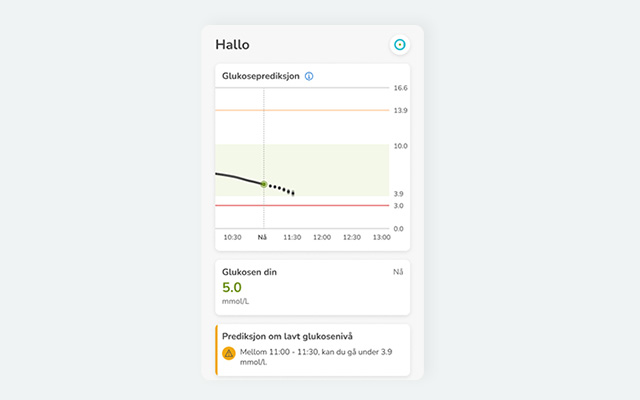 Accu-Chek SmartGuide app, sjekk verdiene dine
