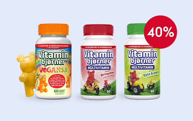 40% Vitaminbj&oslash;rner hos Boots apotek