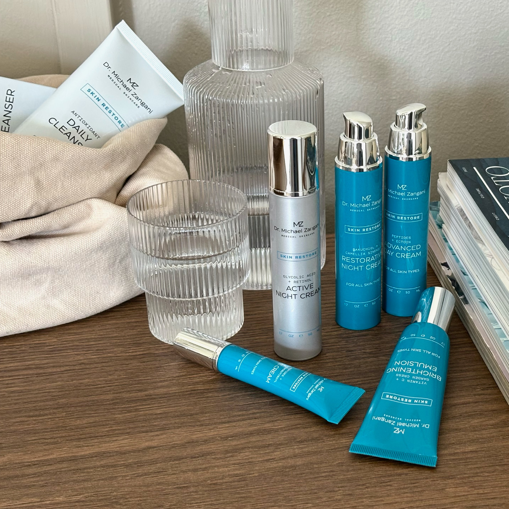 Dr. Michael Zangani lanserer Skin Restore- produkter i miljø