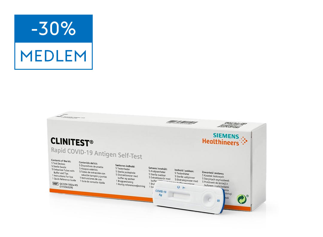 -30% på Clinitest selvtest koronavirus