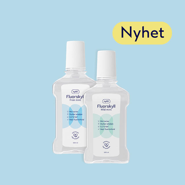 Nytti munnpleie, flourskyll
