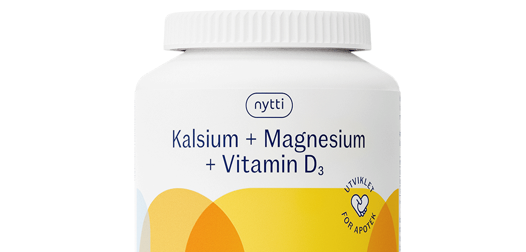 Nytti Kalsium + Magnesium + Vitamin D3