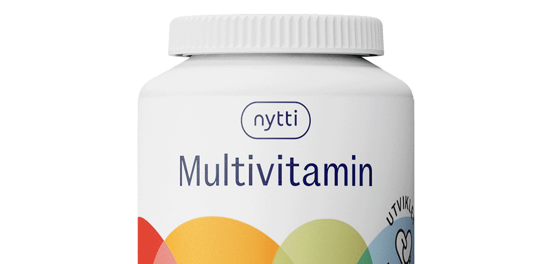 Multivitamin sikrer kroppens daglige inntak av viktige vitaminer og mineraler