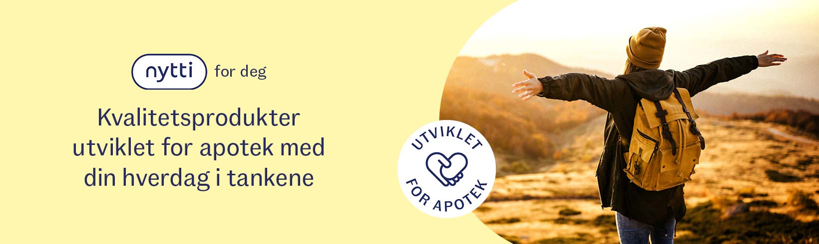 Nytti, vitaminer og miineraler utviklet for apotek med din hverdag i tankene.