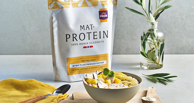 proteinpulver i mat - prior