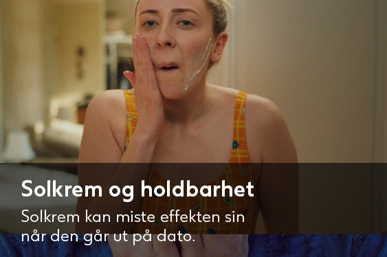 solkrem og holdbarhet
