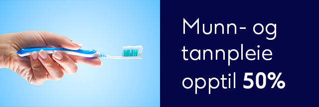 Opptil 50% rabatt på et stort utvalg munn-og tannpleie hos Boots Apotek