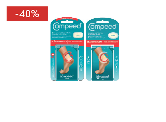 UKESTILBUD -40% på Compeed