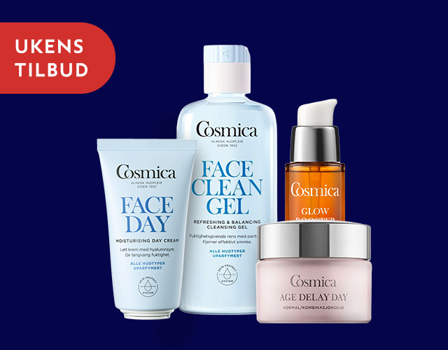Ansiktspleie fra Cosmica opptil 50% hos Boots Apotek