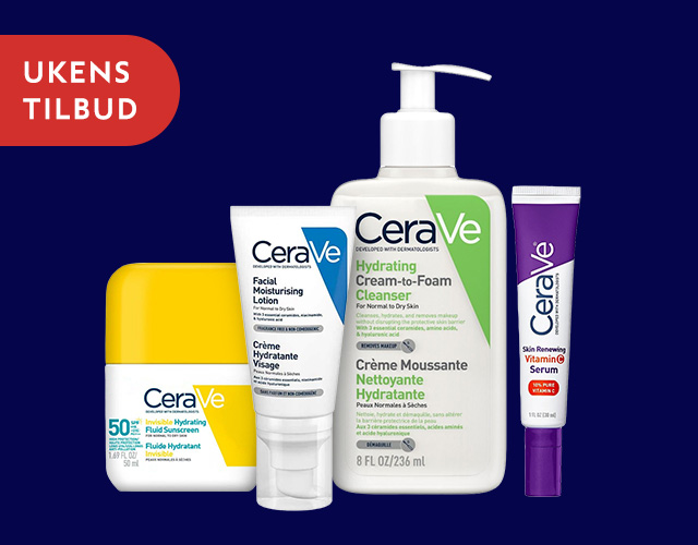 Opptil 50% p&aring; Cerave hos Boots Apotek